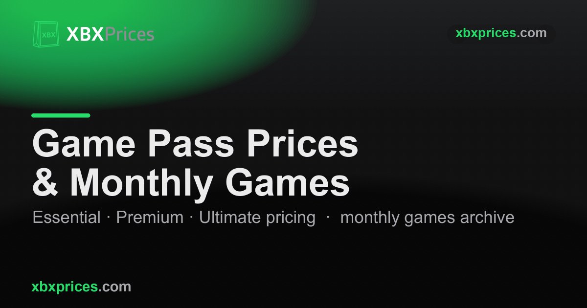 Xbox Game Pass and Xbox Store price comparison across countries
